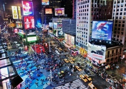 time square nyc the center of the world except for Scotman's