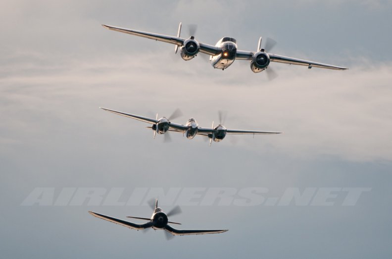 Trio Of WWII Aircraft