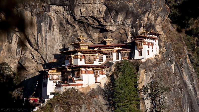 awesome monastery on a cliff