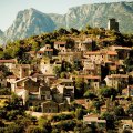 ancient french mountain village