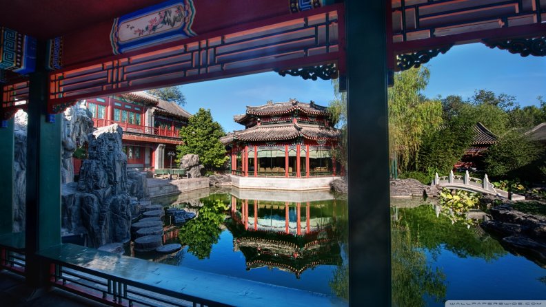 private gardens in the forbidden city