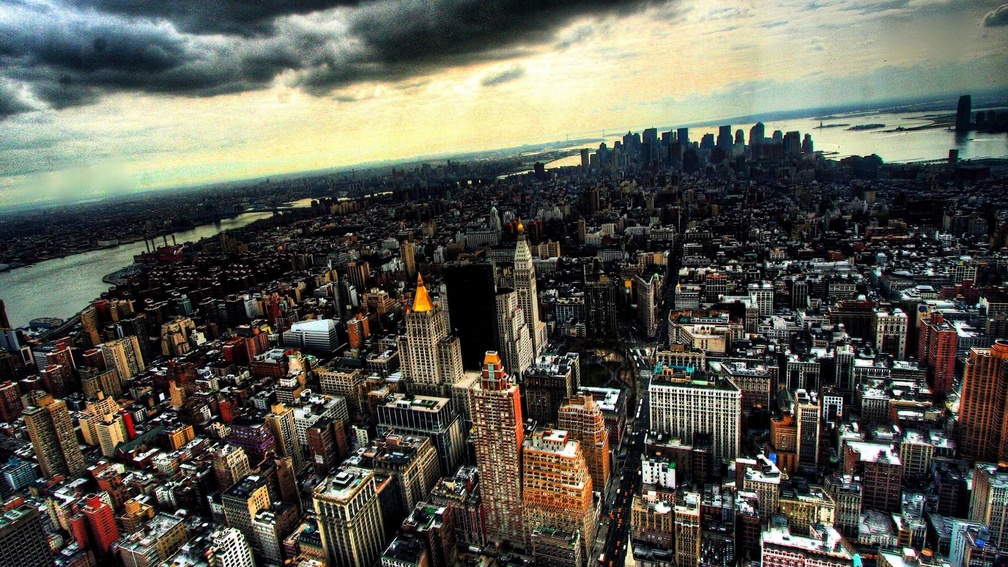 storm moving over nyc hdr