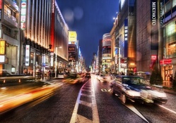 street in tokyo japan