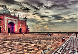 beautiful mosque hdr