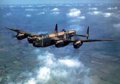 Test Flying the Lancaster Bomber over England