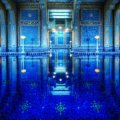 magnificent hearst castle pool hdr