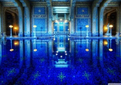 magnificent hearst castle pool hdr