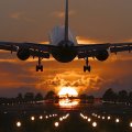 Take off into the sunset