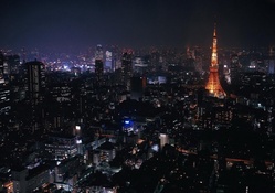 night, tokyo, japan