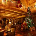 Lodge At Christmas Time