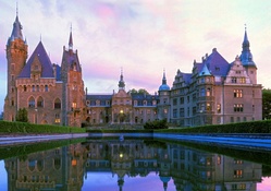 moszna castle in poland
