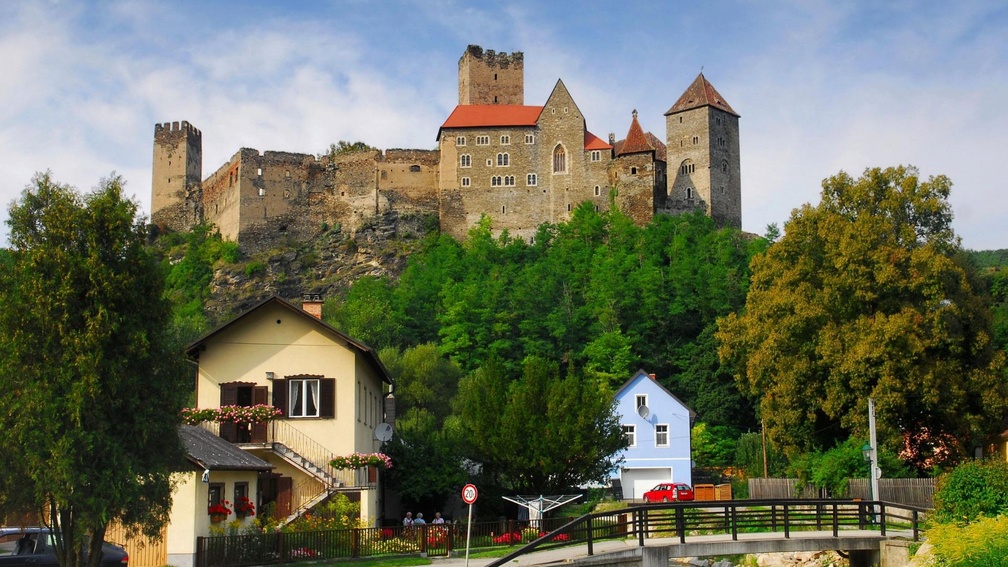 romanesque castle in hardegg austria