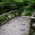 wonderful wood and stone bridge
