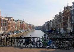 bridge over an amsterdam canal