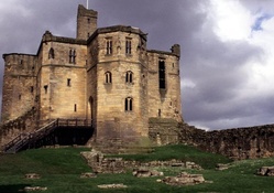 warkworth castle in northumberland england