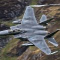 USAF F_15e Eagle over Wales