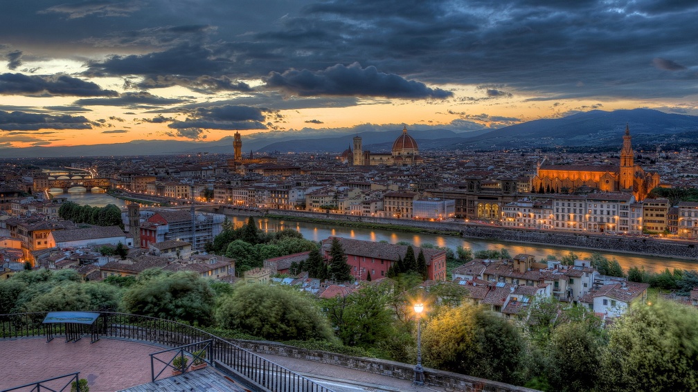 magnificent view of florence
