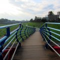 The wetlands  park bridge