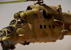 MI 24 helicopter