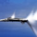 F_18 in Transonic Flight