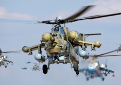 Russian MI 28 helicopter