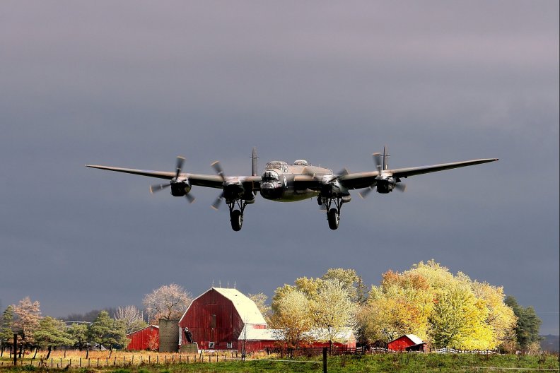 Lancaster on Approach