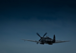 Spitfire at Dusk