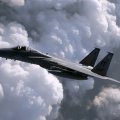 F15 Eagle in the Clouds