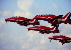 red airplanes