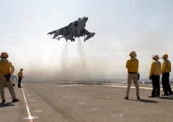 AV8B takeoff aircraft, Harrier