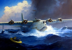 Rescue at sea  .. U.S pilots...RAF  seaplane