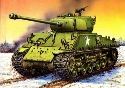 Sherman M_51 Tank
