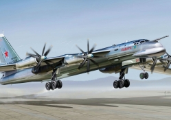 Soviet turboprop strategic bomber