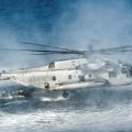CH 53e dispatching marines at sea