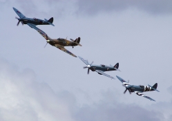 Spitfires and Hurricane