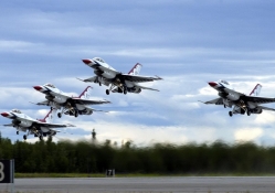Thunderbirds Taking Off