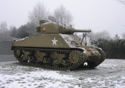 M4 Sherman at Bastogne