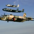 North American B_25 Mitchell bombers