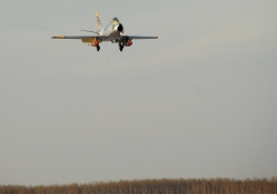 F86 Sabre on approach to Cold Lake, Alberta