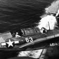 Curtiss Helldiver with USS Yorktown