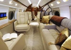 nice interior of a plane