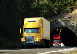 Freightliner With Tunnel Vision