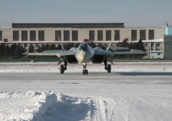 Sukhoi T_50 taxing