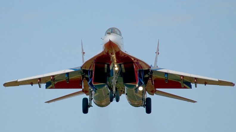 MiG_29 Fulcrum Landing