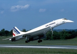 Concorde supersonic jet