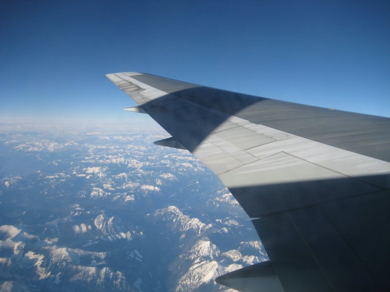 AIRBUS OVER THE CANADIAN ROCKIES