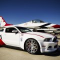 Ford Mustang With Lockheed Martin F_16DJ Fighting Falcon