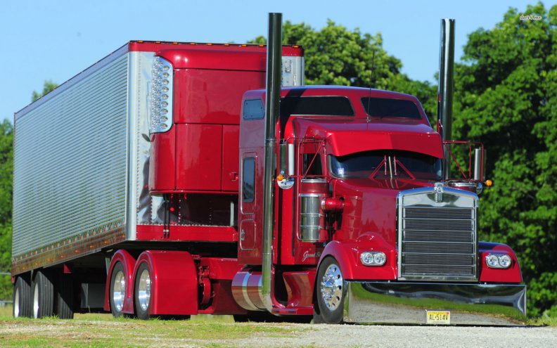 KENWORTH TRUCK RED GIANT