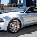 silver ford mustang gt 500 hdr