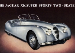 1958 Jaguar XK art